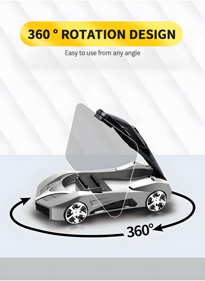 GROIC Car Phone Holder for Car, Phone Bracket, Instrument Panel Decoration, Temporary Parking Number and Aromatherapy 4-in-1 Car Model Universal 360° Rotation Car Phone Holder  - Image 4