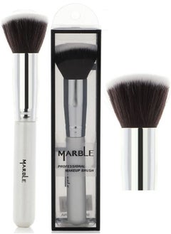 MARBLE Marble flat brush M002 for foundation and concealer with synthetic fibers are ultra-soft that doesnt damage the makeup underneath easy way  - Image 4