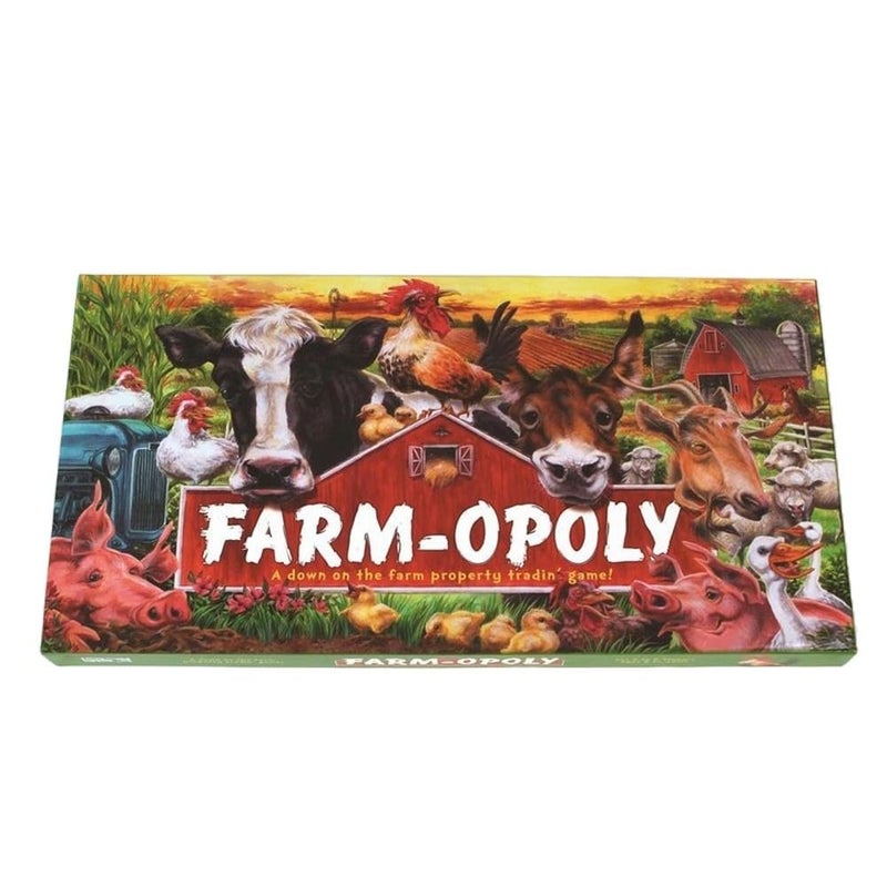 Late for the Sky Farm-Opoly 15.38 x 10.63 x 2.06 inches - Image 1