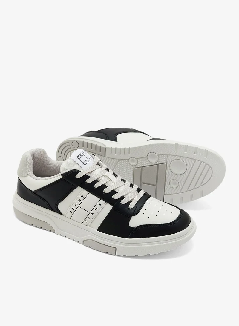 TOMMY JEANS black Brooklyn Lace Up Sneakers for Men | Best Price UAE