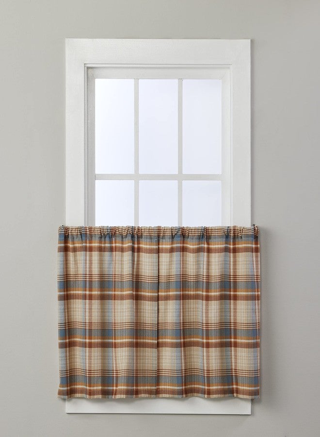 اس كيه ال هوم ستارة SKL Home Amber Plaid Tier Pair (عبوة من قطعتين)، مقاس 24 بوصة، متعددة الألوان - Image 1