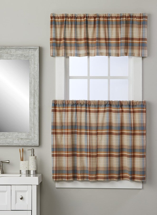 اس كيه ال هوم ستارة SKL Home Amber Plaid Tier Pair (عبوة من قطعتين)، مقاس 24 بوصة، متعددة الألوان - Image 5