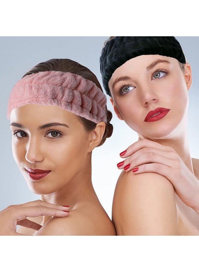 LAPOHI 3 Pack Microfiber Towel Headbands For Washing Face, Facial Headbands Makeup Headband Spa Headband Skincare Headband Fash Wash Headband For Women And Girls - Image 4