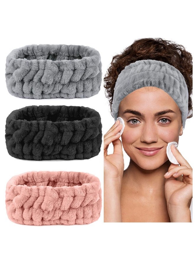 3 Pack Microfiber Towel Headbands For Washing Face, Facial Headbands Makeup Headband Spa Headband Skincare Headband Fash Wash Headband For Women And Girls - pzsku/Z76FC382CA1205407FE4AZ/45/_/1734182860/c283589a-e092-4944-9e8d-5ac4d1ec8089