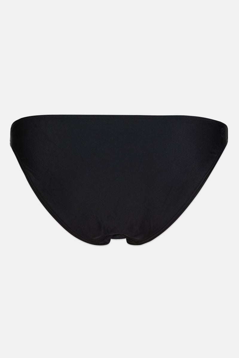RIP CURL Women Plain Bikini Bottom, Black  - Image 2