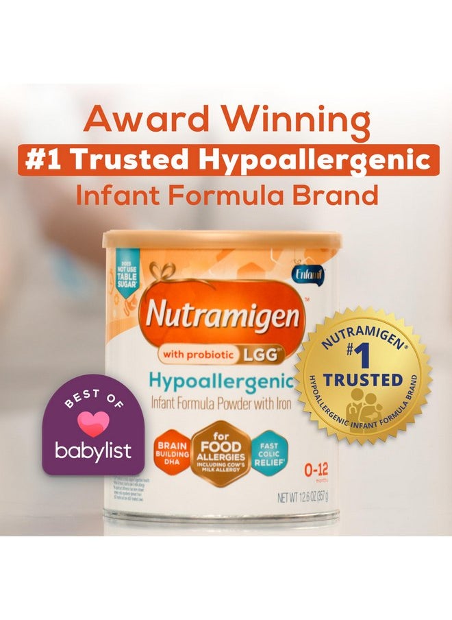 Enfamil - Enfamil Nutramigen Baby Formula, Hypoallergenic and Lactose Free Formula with Enflora LGG, Fast Relief from Severe Crying and Colic, Powder Can, 19.8 Oz (Pack of 1) - Image 1