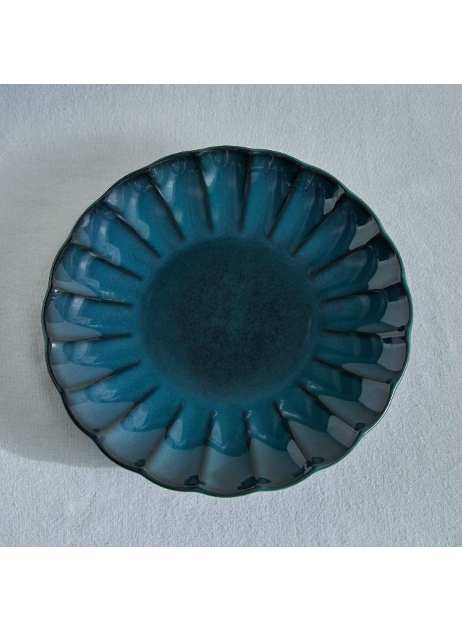 Home Box Siam Scallop Dinner Plate 27 x 2.8 x 27 cm - Image 2