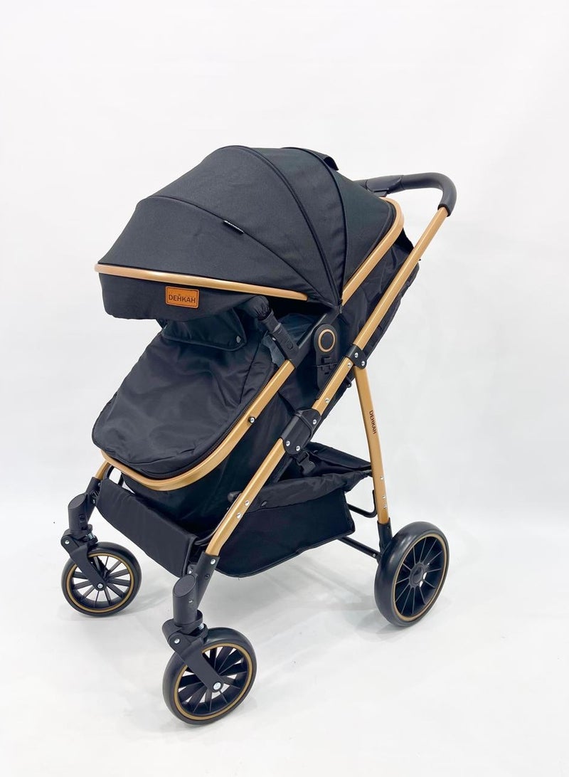 Belecoo All‑in‑One 3‑in‑1 Luxury Stroller Travel System – Newborn to Toddler, Includes Car Seat & Carry Bag - Image 4