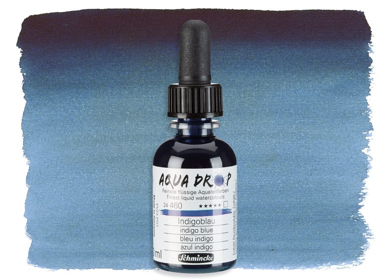 Schmincke Aqua Drop Indigo Blue 30 ml - Image 2