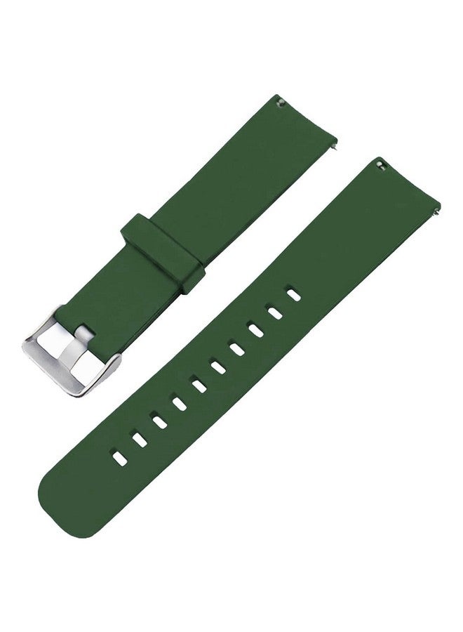 Humble HUMBLE 24mm Silicone Watch Strap Compatible with Fire-Boltt Ring 3, Quick Release Comfortable and Durable for Men & Women(Black)  - Image 4