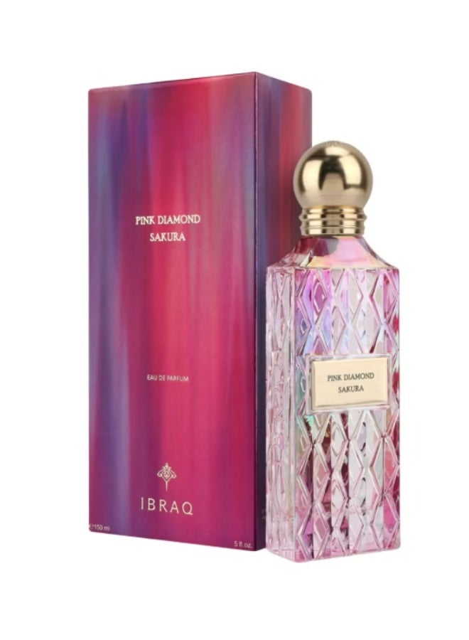 IBRAQ Pink Diamond Sakura Eau de Parfum 150ml - Image 2