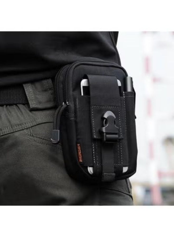 Goolsky Tactical-Style Molle Waist Pouch, Oxford Fabric Utility Belt Bag with Quick-Release Buckle for Phone & Small Gear - Image 1