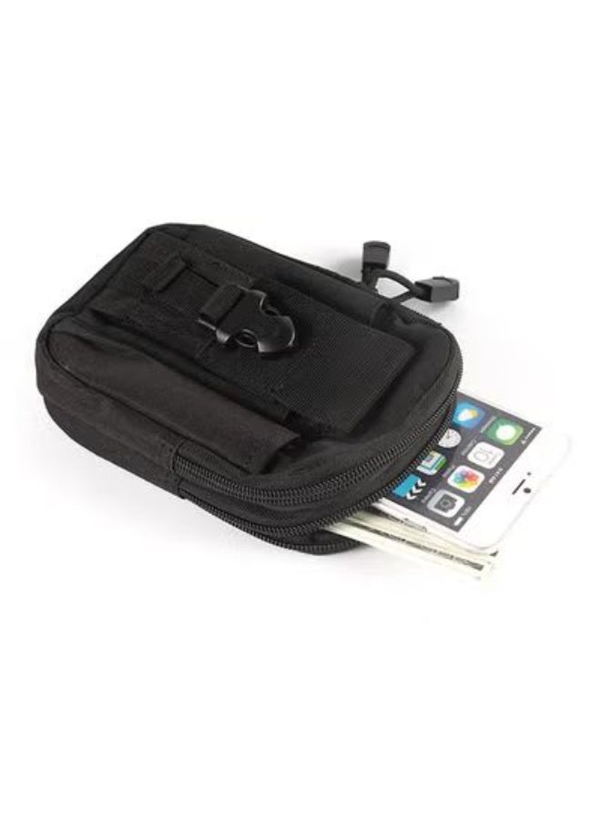 Goolsky Tactical-Style Molle Waist Pouch, Oxford Fabric Utility Belt Bag with Quick-Release Buckle for Phone & Small Gear - Image 2