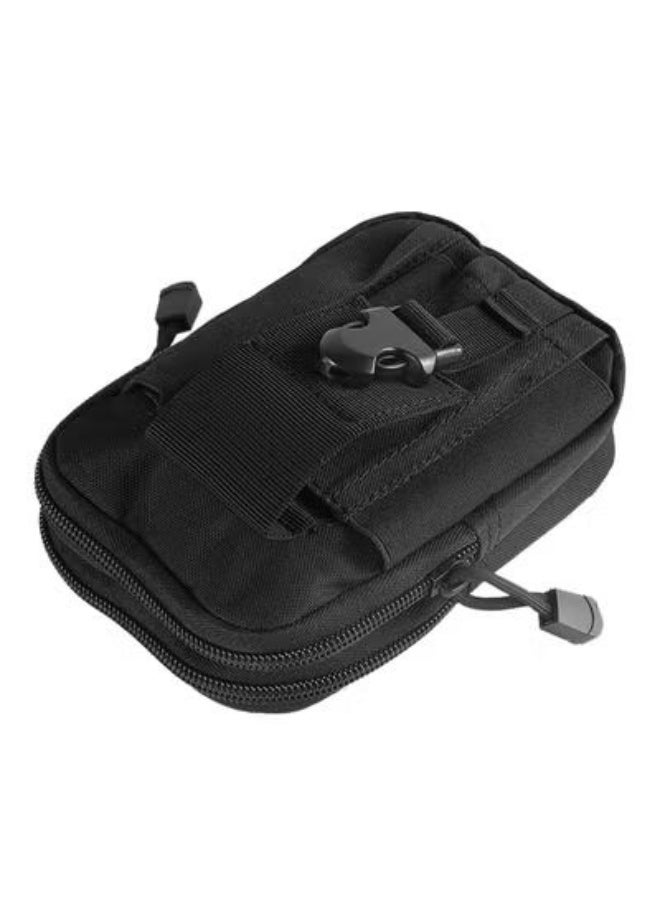 Goolsky Tactical-Style Molle Waist Pouch, Oxford Fabric Utility Belt Bag with Quick-Release Buckle for Phone & Small Gear - Image 3