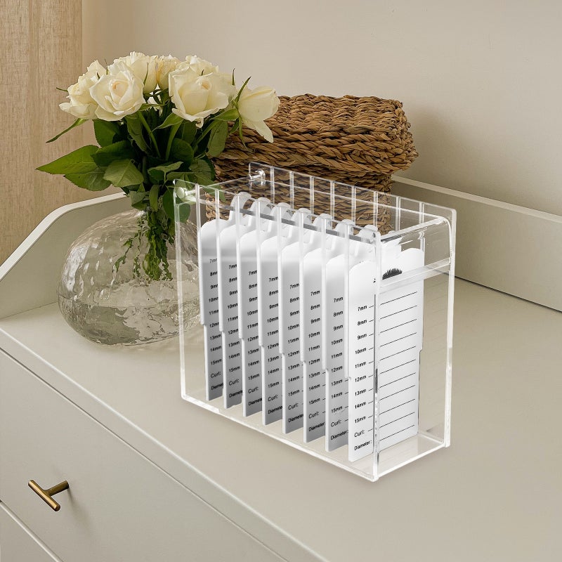 Multi Layers Storage Box Eyelash Case Clear False Eyelash Organizing Case - Image 3
