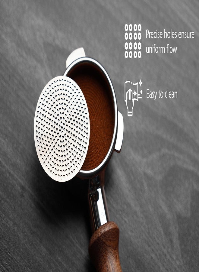 WALNUT COFFEE 2packs 58.35mm Espresso Puck Screen, 0.9mm 150μm Ultra Thin Coffee Espresso Filter Screen - Mesh Reusable Filter for Espresso Portafilter Filter Basket 58mm - Image 5