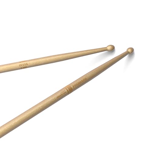 ProMark Drum Sticks Concert One Drumsticks Drum Sticks Set Wood Tip American Hickory Drumsticks Consistent Weight and Pitch 1 Pair - Image 1