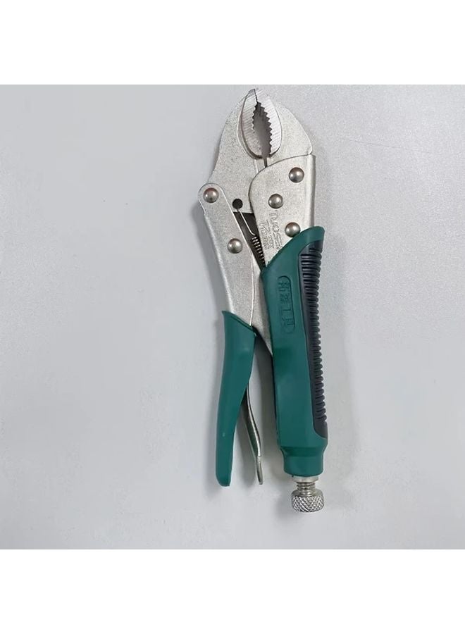 Green Heavy Duty Anti Slip Multi Functional C Type Round Mouth Pliers - Image 1