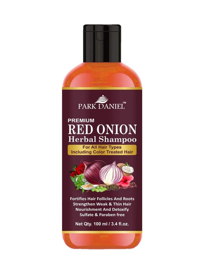 Park Daniel Red Onion Shampoo For Hair Growth 100 ml, Black - Image 1