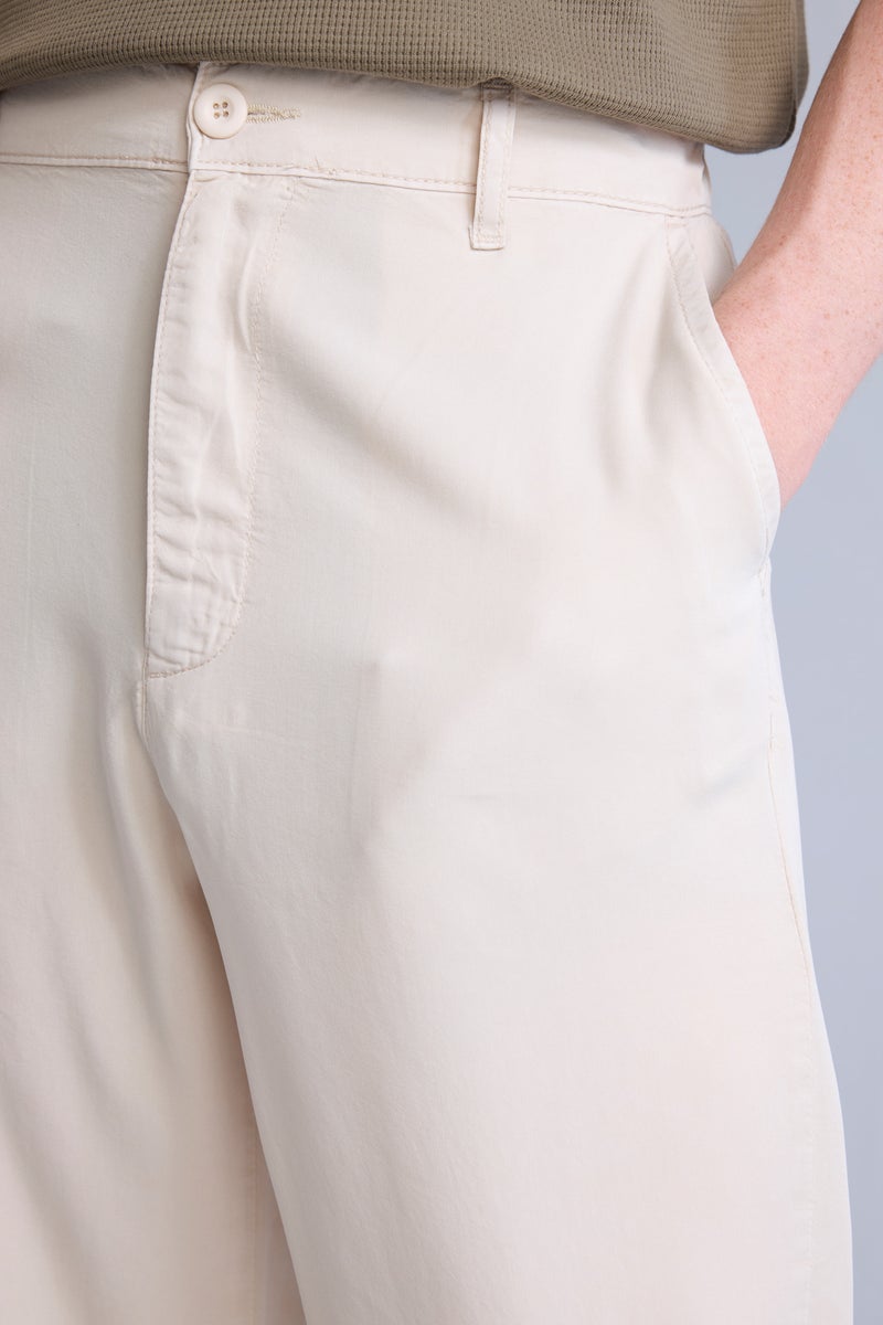 DeFacto Beige Man Relax Fit Trousers Casual - Image 5