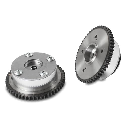PANGOLIN 2PCS 24350-2E001 24370-2E000 Exhaust Intake VVT Timing Camshaft Adjuster Sprocket Timing Gear Cam Phaser fit for 2011-2014 Hy-undai Elantra 1.8L L4, for 2012-2013 Kia Soul 2.0L L4 Engine - Image 1