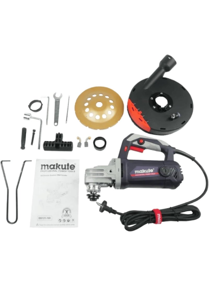 makute 2200W Electric Drywall Sander, 180mm Self-Vacuum Wall Sander with Variable Speed 2200–4800RPM, Dust-Free Wall & Ceiling Sander for Drywall, Plaster & Paint Removal, DS121-180 - Image 3