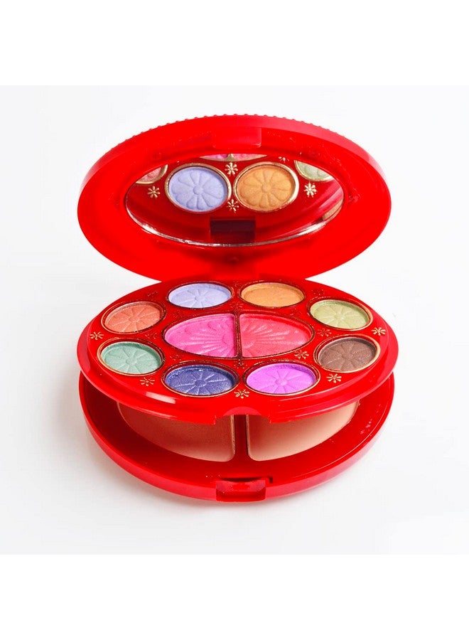 Adbeni New Makeup Kit For Women | 10 Eye Shadow, 2 Compact, 4 Lip Color,1 Mirror,1 Puff | Easy-to-Blend, Long Lasting