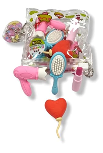 RIANZ Cute Fancy Doll Accessories Erasers for Girls Kids (Pack of 4) - Image 3