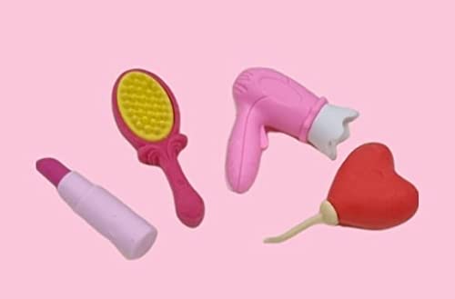 RIANZ Cute Fancy Doll Accessories Erasers for Girls Kids (Pack of 4) - Image 5