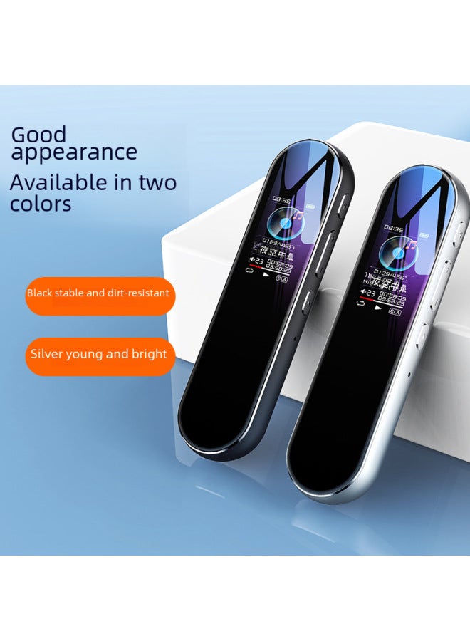 Q53 One-click Recording High-definition Noise Reduction Recording Pen Timer Sound-activated Digital Computer Device-Color:Chinese-Silver-Capacity:128GB - Image 3