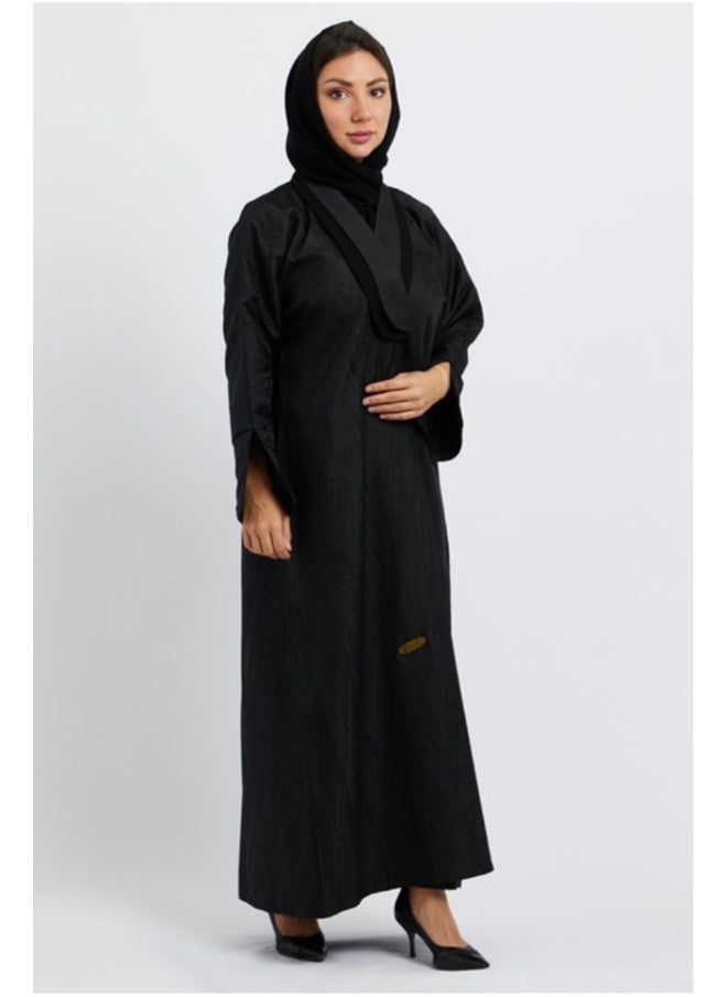 Evva Evva Luxury Saudi Abaya for Women – Elegant Open Front Modest Wear in Premium Fabric – Ideal for Ramadan, Eid, and Everyday Elegance  - Image 4