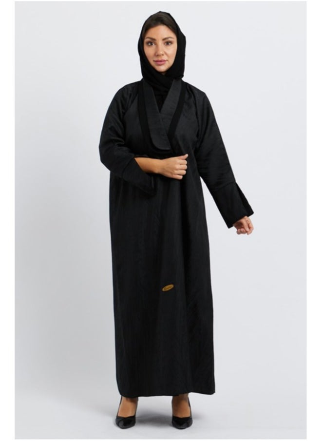 Evva Evva Luxury Saudi Abaya for Women – Elegant Open Front Modest Wear in Premium Fabric – Ideal for Ramadan, Eid, and Everyday Elegance  - Image 1