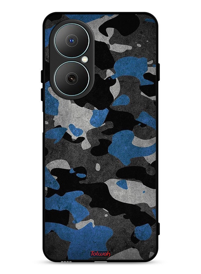 Tolwak Huawei Nova Y73 Protective Case Cover Camouflage Pattern
