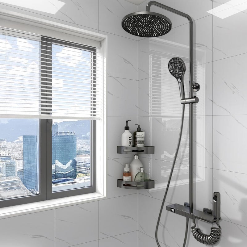 WAPANE Peel and Stick Tile Shower Waterproof Marble Tiles Wall Panels, 11.8"x11.8" Self-Adhesive Backsplash Tile, 10 Pack - Image 4