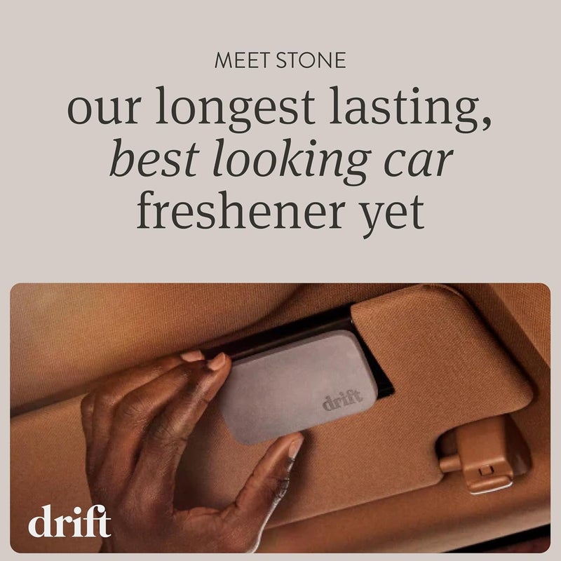 Drift Car Air Freshener - Stone Air Freshener - Car Odor Eliminator - Variety 3 Pack Starter Kit - CLIP INCLUDED - Variety 3 Pack - Image 2