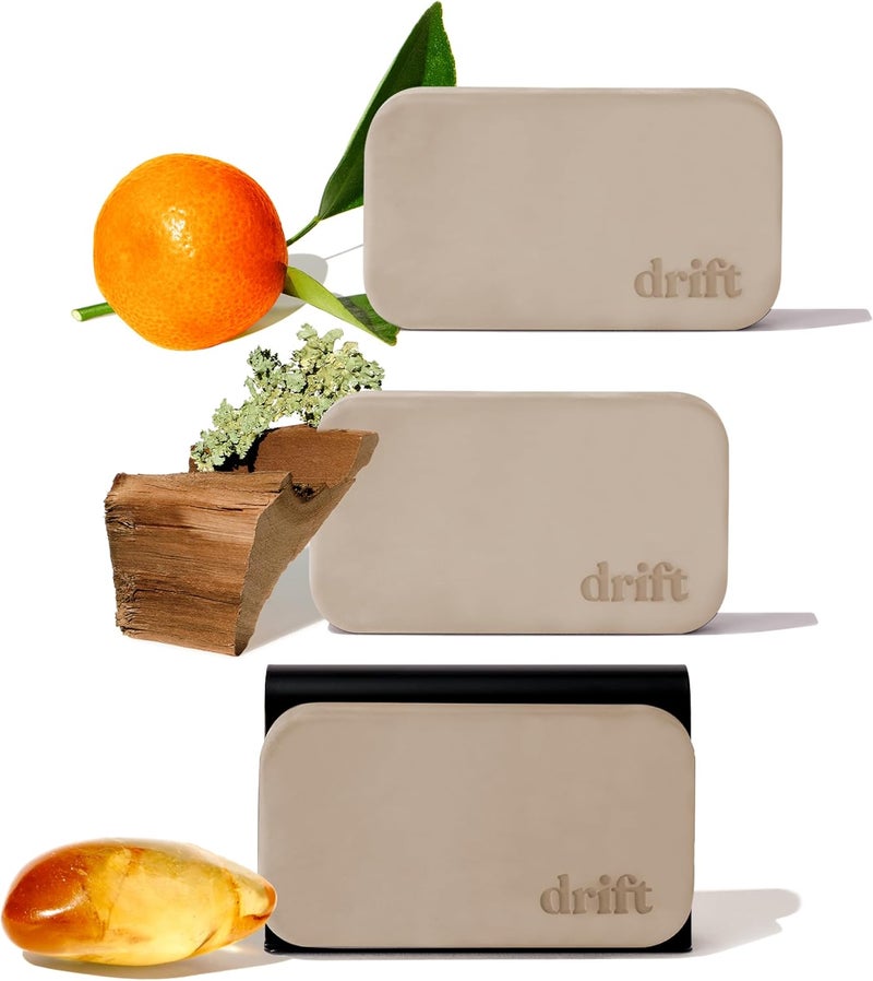 Drift Car Air Freshener - Stone Air Freshener - Car Odor Eliminator - Variety 3 Pack Starter Kit - CLIP INCLUDED - Variety 3 Pack - Image 1