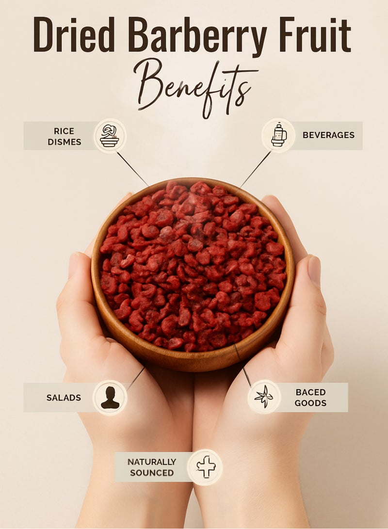 زهر برباريس مجفف طبيعي - فاكهة مجففة نقية ١٠٠٪، مُفرزة يدويًا للزراعة والتكاثر | بذور برباريس قابلة للنمو للزراعة والبستنة - Image 5