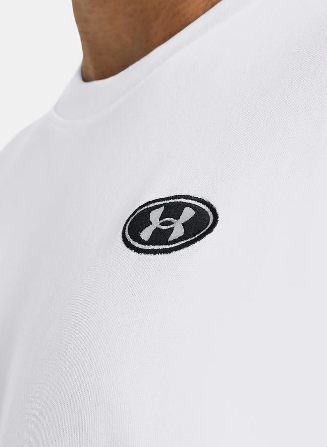 UNDER ARMOUR Heavyweight Left Chest Patch Short Sleeve T-Shirt  - Image 2
