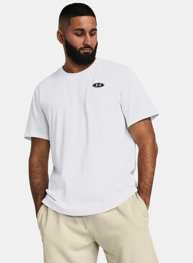 UNDER ARMOUR Heavyweight Left Chest Patch Short Sleeve T-Shirt  - Image 1
