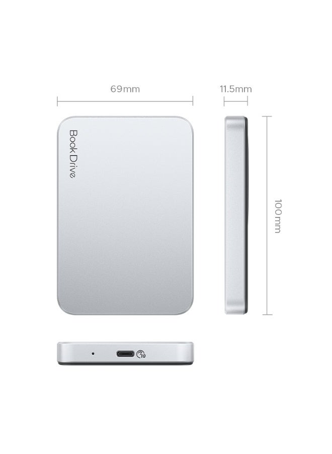 Orico 512GB BookDrive Series Multi-functional Portable Magnetic External SSD, 4K ProRes HDR Record and Store, PD Power Delivery Drive, Compatible with USB-C Smartphone, Computer Transfer speed up to 10Gbps - Image 3
