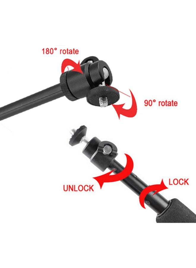 NIBEMINENT Self-lock Telescopic Extendable Pole Handheld Monopod For Gopro Hero 5 4 3 Black - Image 5