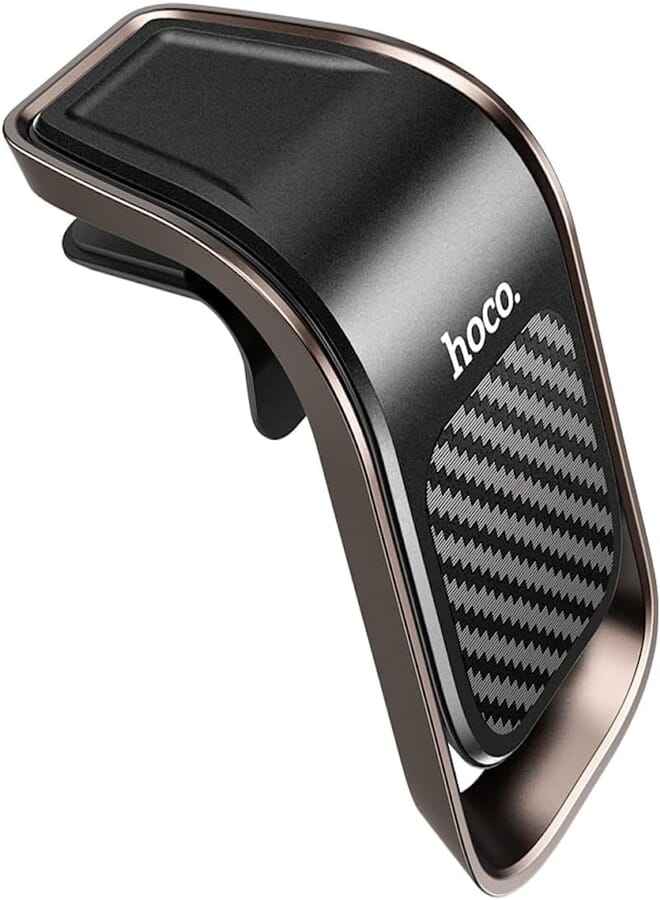 Hoco Hoco CA74 - Universe, Magnetic Car Holder (Air Outlet), Suitable For Mobile Phones Within 4.5-7 inch, Compatible With iPhone Samsung Xiaomi Oppo Huawei - Black Metal Grey