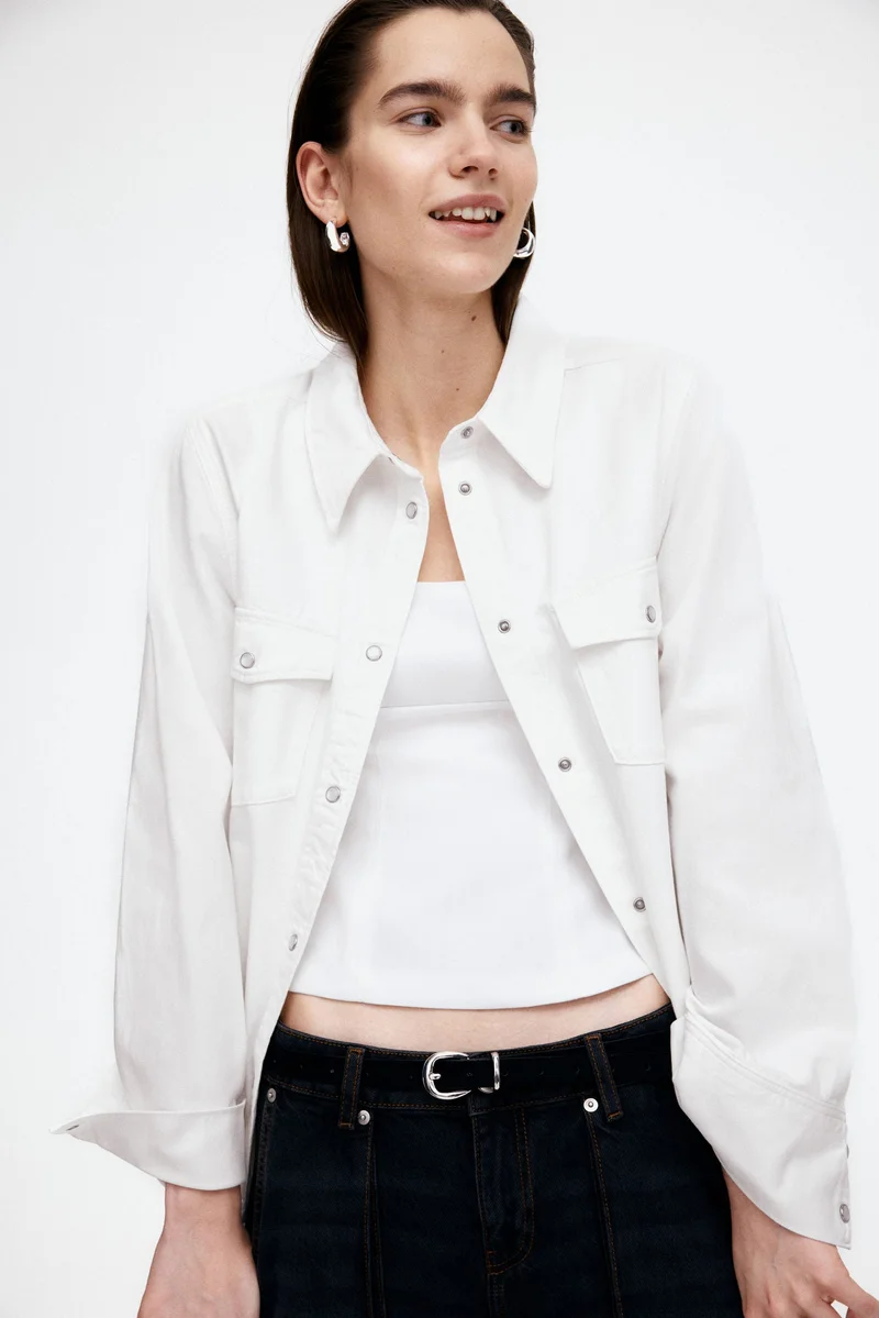 اتش اند ام Tapered-waist vest top