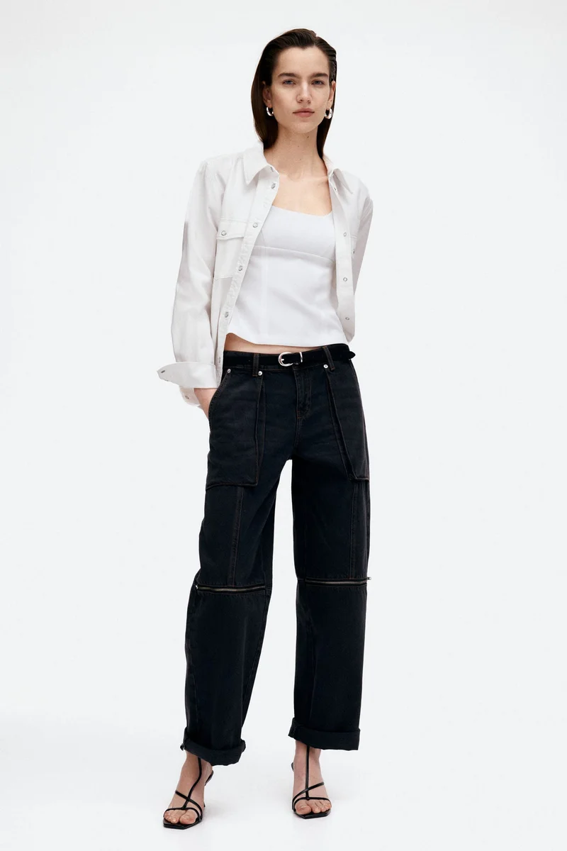 اتش اند ام Tapered-waist vest top