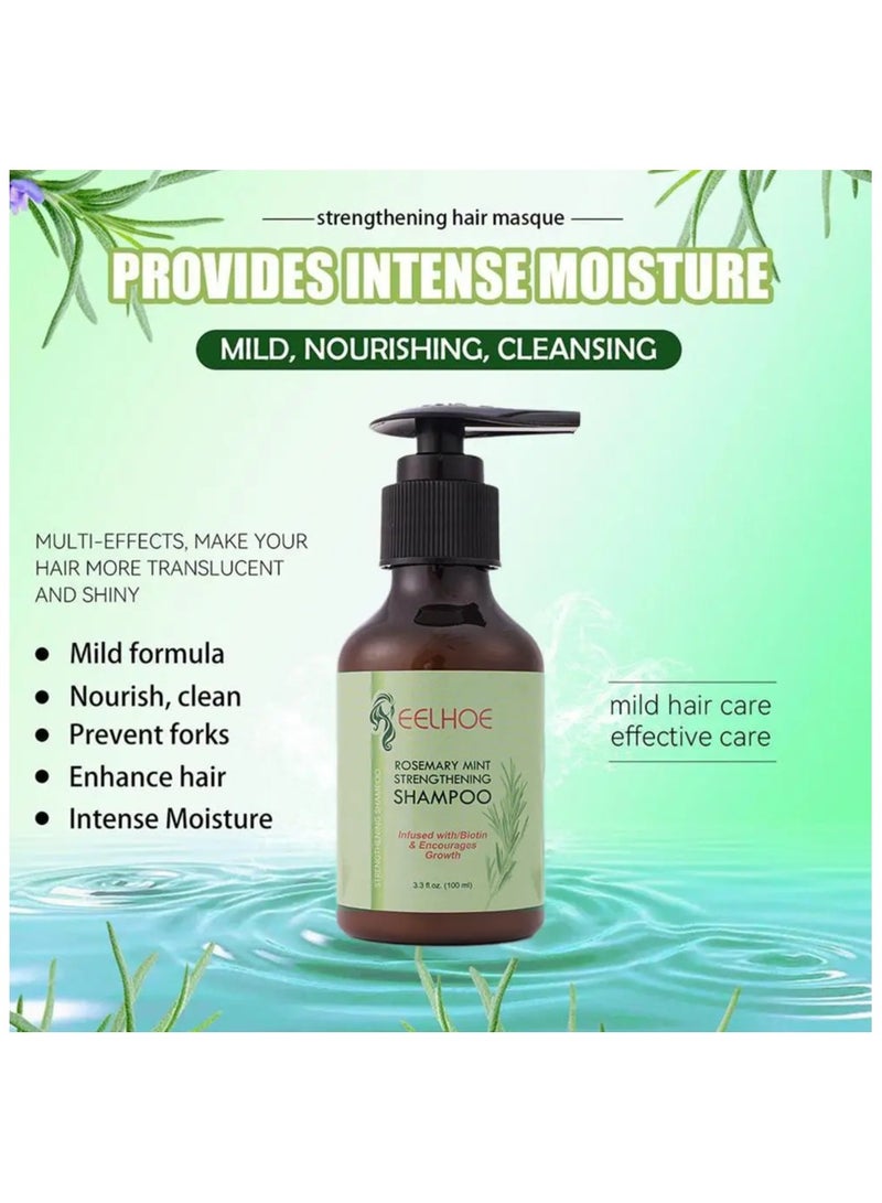 إيلهو شامبو بخلاصة النعناع وإكليل الجبل لتكثيف الشعر 100 مل - Image 3