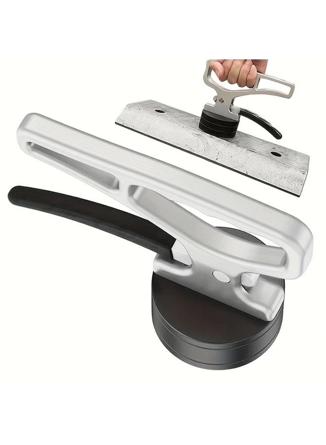 Black Heavy Duty Magnetic Pickup Tool Quick Release Portable Material Collector - Image 2