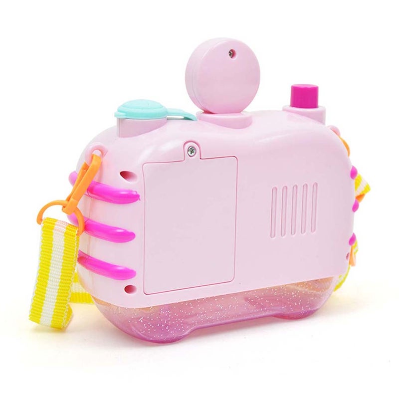 Cartoon Camera Bubble Maker Machine Light and Making Toy with 2 Bottle Bubble Water without Battery for Children ( ) - Image 3