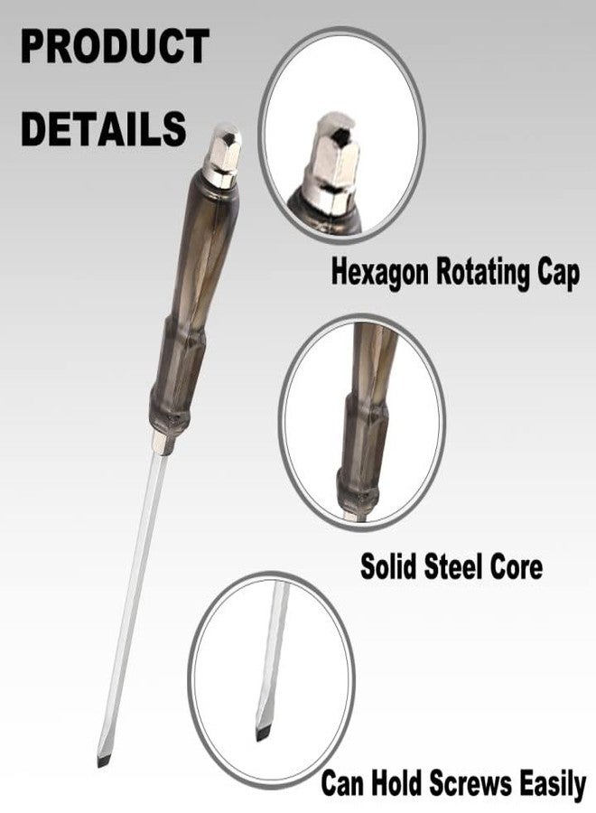 Utoolmart Slotted Impact Screwdriver 8 Inch Keystone Demolition Driver Magnetic 1Pcs - Image 4