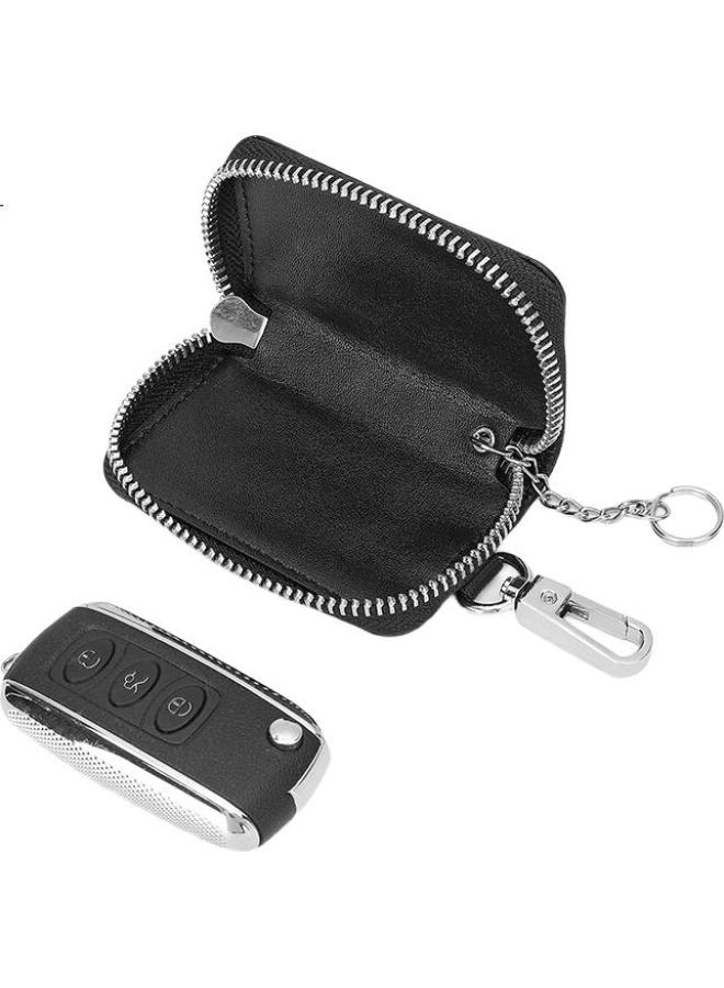 Scarecrow Key Case For Men And Women, Top-Grain Leather, Two-In Multifunctional Key And Coin Purse, Lightweight, For Home And Car Use - Image 2