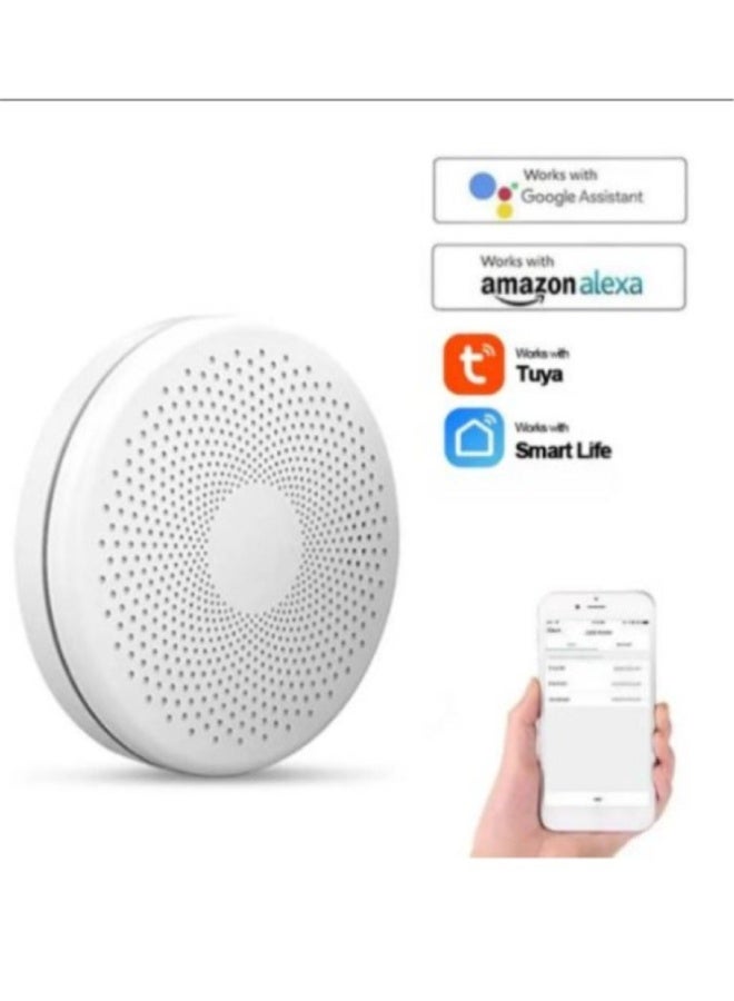 ارواق جهاز إنذار ذكي من تويا يعمل بالواي فاي – كاشف أول أكسيد الكربون وكاشف حريق، يعمل بالبطارية مع تحكم عن بُعد عبر تطبيق Smart Life - Image 1